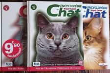 Lot de 3 livres "encyclopédie Royal canin du chat" - tome 1 + 2 + 3