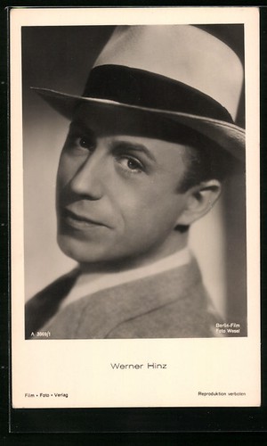 Carte postale acteur werner - carte,
