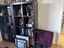 Two ikea black cube - ikea,