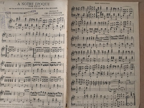 Rare partition petit orchestre - rare,