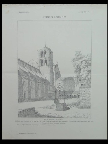 Eglise abbatiale vezelay - eglise,