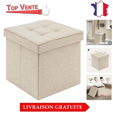 Meuble Pouf de Rangement en