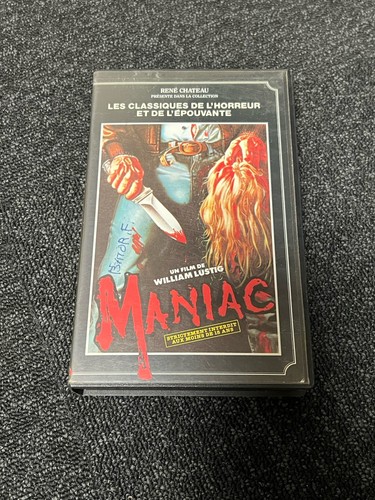 Vhs rené chateau maniac - vhs,