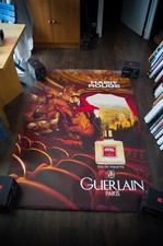 GUERLAIN ✯ HABIT ROUGE Large French Vintage Advertising Poster Original 1997