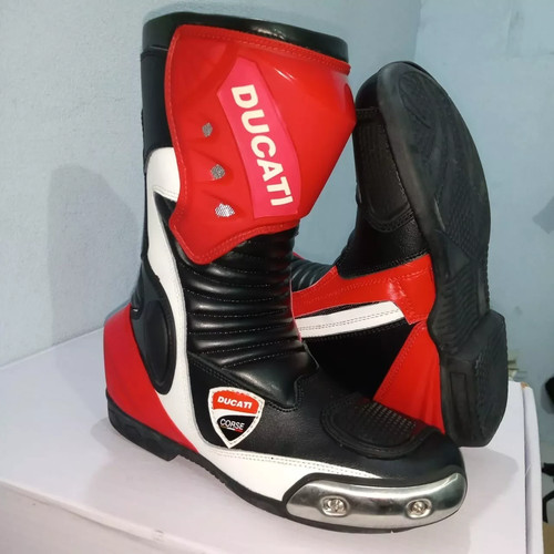 Hommes ducati bottes cuir - ducati,