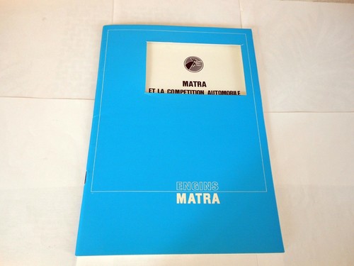 Matra automobiles la - automobiles, et