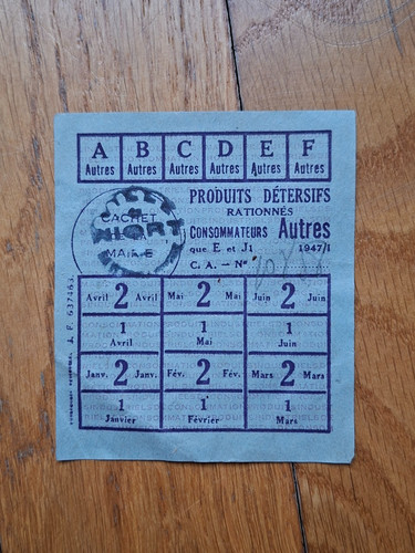 Rationnement feuille de - rationnement,