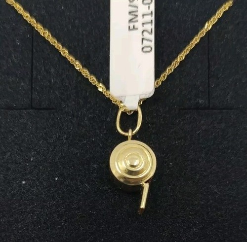 Pendentif chaîne or - et,