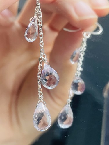 Boucles oreilles améthystes - boucles,