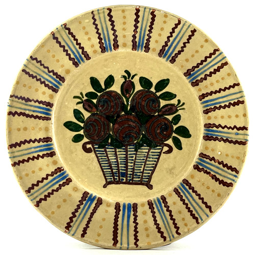 Assiette ancienne céramique - assiette,