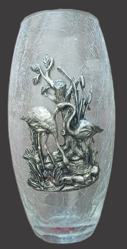 Joli vase verre avec effet - en,