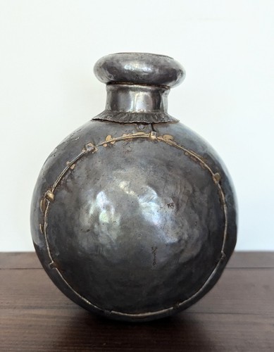 Gourde métal ancienne - gourde,