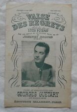 Partition ancienne 1943 VALSE