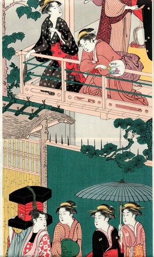 Diptyque estampes japonaises - estampes,