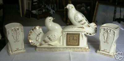  GARNITURE DE CHEMINEE COUPLE