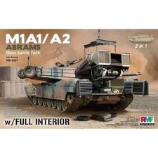 Maquette Char M1a1/ A2 Abrams W/full Interior 2 In 1 |rye Field Model|5007| 1:35