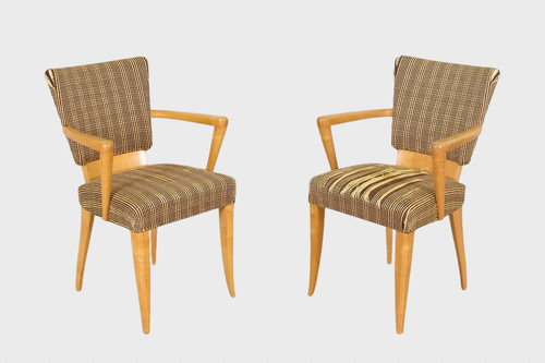 Paire fauteuils 1950 en - de,