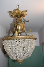 plafonnier lustre corbeille.