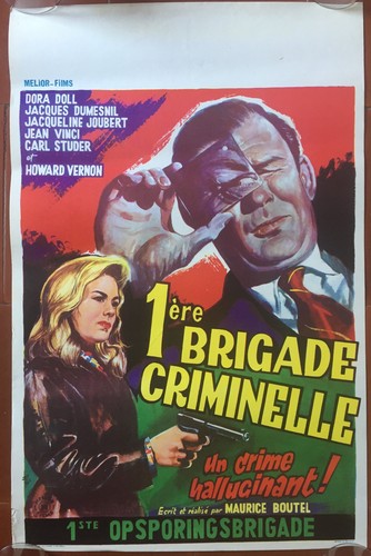 Affiche belge premiere brigade - premiere,