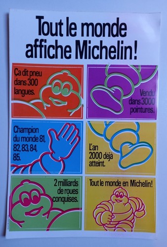 Michelin autocollant sticker - autocollant,