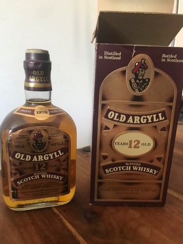 Whisky old argyll years - years,