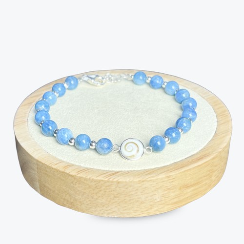 Bracelet apatite bleue - bracelet,