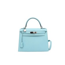 Hermes KELLY 28 Outstitch Blue