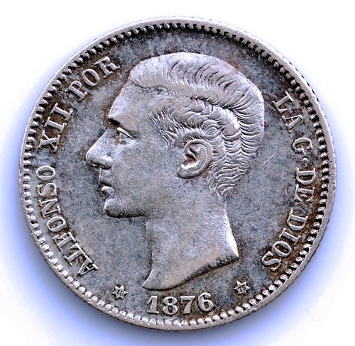 Alfonso xii peseta 1876 - 1, 1876-1876