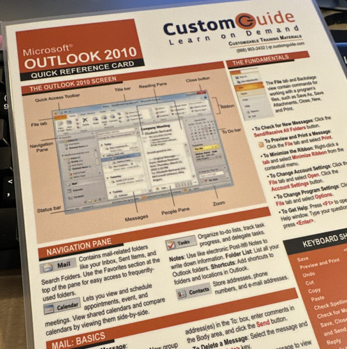 Microsoft outlook 2010 quick - microsoft,