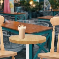 Table Basse Ronde Murale Moderne Pour Chevet, Petit Espace, Balcon