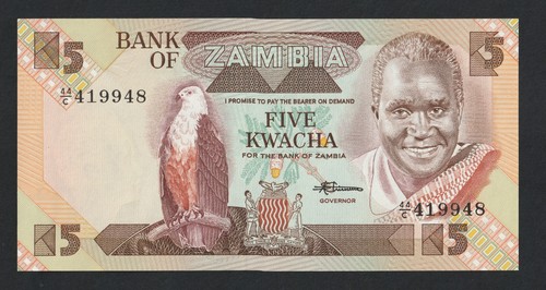 Kwacha zambie 1986 1987 - kwacha,, 1986-1987