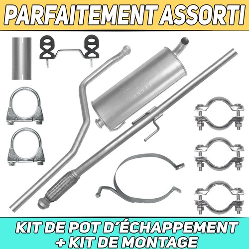 Kit pot échappement - de,