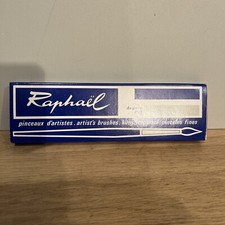 Peinture Boîte De 20 Anciens Pinceaux D’artistes Raphaël 835 Nº6 Boîte D’origine