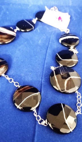 Collier femme argent pierre - de,