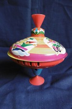 TOUPIE ANCIENNE EN TÔLE