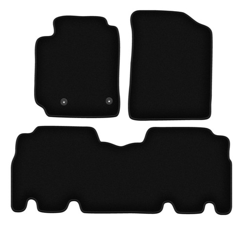 Tapis sol velours noir - velours,
