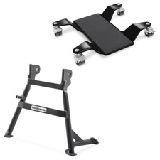 Béquille centrale + range moto pour Honda Varadero 125 04-16 Constands noir