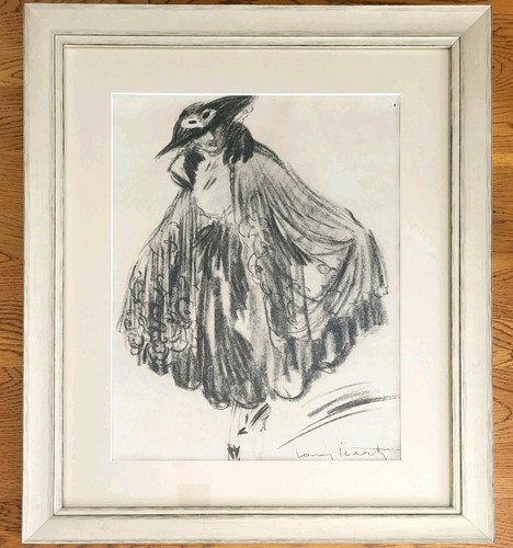 Louis icart fusain bal masqué - louis,