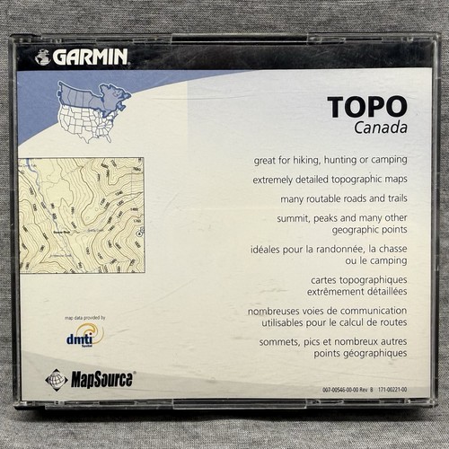 Garmin mapsource topo canada - garmin,