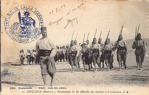 Maroc oujda fantassins de - maroc,