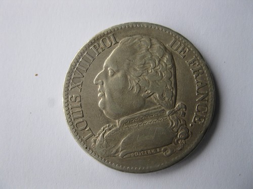 Francs 1814 louis xviii - 5,