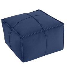 Stuffed Round Pouf Ottoman