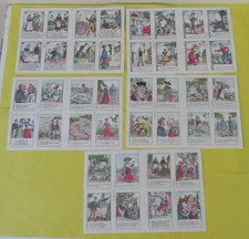 5 FEUILLES "DEVINETTES D'EPINAL ,IMAGES D'EPINAL PELLERIN 1982"