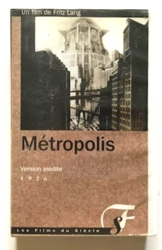 Vhs métropolis film - muet, de
