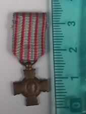 MEDAILLE CROIX DU COMBATTANT - MINIATURE REDUCTION MILITAIRE