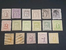 Hambourg vieille Allemagne XIX vers * lot de 17 pièces comme neuves/estampill...