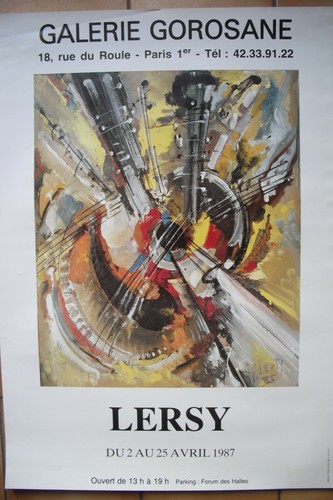 Affiche peintre galerie - ,
