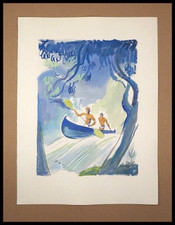 Milijov UZELAC : Le Canoë