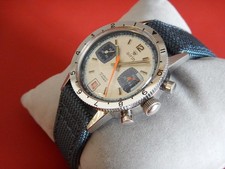 ANNÉES 70 MASSIF CHRONO AIRIN PANDA STYL AVIATEUR TYPE XX VALJOUX 7734 ÉTAT NEUF