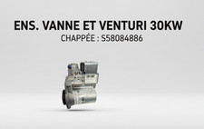 Chappée Ens.vanne et venturi 30kw S58084886